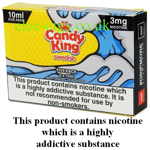 Candy King 5 x 10 ML EJuice Swedish