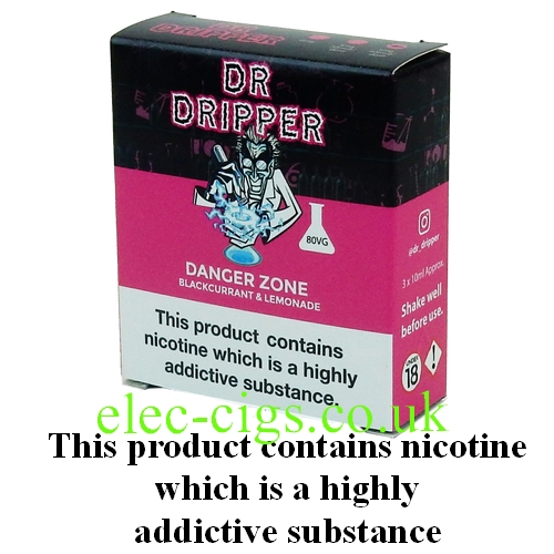 Dr Dripper On Ice E Juice Danger Zone