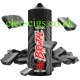 A image with juice and blackjack flying everywhere it shows the bottle of Brutal  Mr Jack 100ML E-Liquid from Just Juice