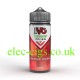 The IVG 100ML Strawberry Sensation bottle feels sleek and rounded, with a faintly sweet aroma hinting at ripe, sugary strawberries and freshness.