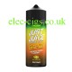 anothe bottle with a rainbow label, this on contains the Just Juice 100ML E-Liquid Pineapple Papaya & Coconut