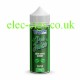 Kingston Pod Fill 100ML E-liquid 50-50 (VG/PG) Sour Apple Gummy Green labelled bottle containing the Kingston Pod Fill 100ML E-liquid 50-50 (VG/PG) Sour Apple Gummy