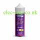 Kingston Pod Fill 100ML E-liquid 50-50 (VG/PG) Tutti Fruitti Bright Purple labelled bottle containing the Kingston Pod Fill 100ML E-liquid 50-50 (VG/PG) Tutti Fruitti