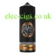 Image shows a bottle of Ruthless E-Liquid 100 ML Mango Drank