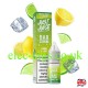 Image shows a box and bottle of Bar Nic-Salt Lemon & Lime from Just Juice