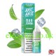 Image shows a box and bottle of Bar Nic-Salt Spearmint from Just Juice