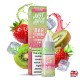 Image shows a box and bottle of Bar Nic-Salt Strawberry Kiwi from Just Juice