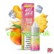 Image shows a box and bottle of Bar Nic-Salt Tropical Peach from Just Juice