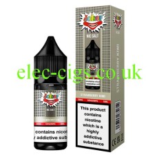 Image shows the bottle and box of the Joker Juice Nic-Salt Vape Strawberry Kiwi