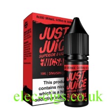 Just Juice Nic-Salt E-Liquid Blood Orange Citrus & Guava 