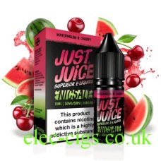 Just Juice Nic-Salt E-Liquid Watermelon Cherry