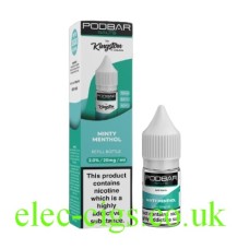 Kingston Podbar Salts 10mg Minty Menthol