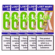 Cola Lime BM6000 Prefilled Pod + Refill by Lost Mary