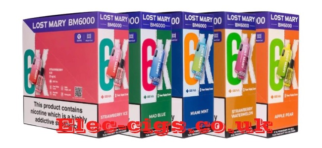 Lost Mary BM6000 Prefilled Pods plus Refills with several of the flavours
