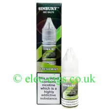 Sinbury Nic-Salts Fresh Mint only £1.75 each