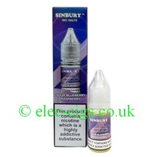 Sinbury Nic-Salts Sour Blueberry Raspberry only £1.75 each