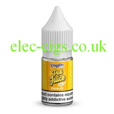 Image shows the bottle containing Kingston Pod Juice 10ML Banana Ice