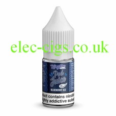 Image shows the bottle containing Kingston Pod Juice 10ML Blueberry Ice