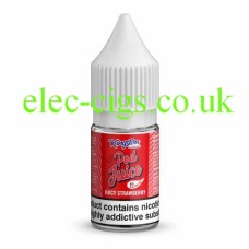 Image shows the bottle containing Kingston Pod Juice 10ML Juicy Strawberry