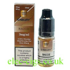 Image shows a bottle and box on a white background of  G Virginia 10 ML E-Liquid by iFresh