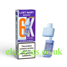 Acai Berry Blueberry BM6000 Prefilled Pod + Refill by Lost Mary