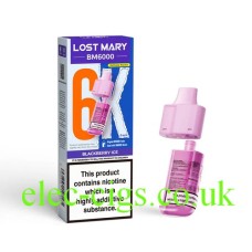 Blackberry Ice BM6000 Prefilled Pod + Refill by Lost Mary