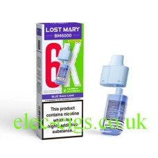 Blue Razz Gami BM6000 Prefilled Pod + Refill by Lost Mary