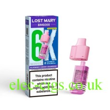 Blueberry Cherry Cranberry BM6000 Prefilled Pod + Refill by Lost Mary