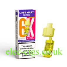 Kiwi Passionfruit Guava BM6000 Prefilled Pod + Refill by Lost Mary
