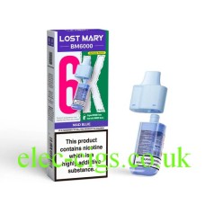 Mad Blue BM6000 Prefilled Pod + Refill by Lost Mary