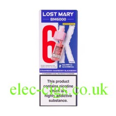 Strawberry Raspberry Blackberry BM6000 Filled Pod & Refill by Lost Mary