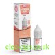 Images show the box and bottle containing the Peach Ice Nic-Salt E-Liquid in Wunder Bar 6000 Range