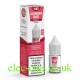 Images show the box and bottle containing the Strawberry Raspberry Cherry Ice Nic-Salt E-Liquid in Wunder Bar 6000 Range