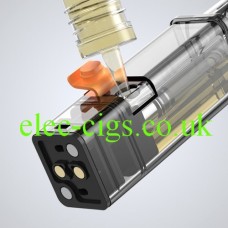 Aspire Gotek X E-Cigarette showing filling of the pod