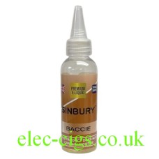 Image shows a bottle of 50 ML G Virginia E-Liquid by Sinbury