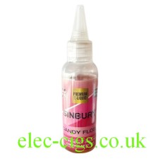 Image show s a bottle of 50 ML Candyfloss E-Liquid by Sinbury
