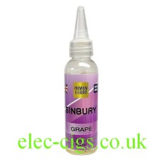Image shoes a bottle of 50 ML Grape E-Liquid by Sinbury