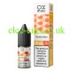 Image shows the bottle and the box containing the Ox Mist 10ML Nicotine Salt E-Liquid Gummy Bear