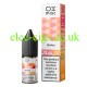 Image shows the bottle and the box containing the Ox Mist 10ML Nicotine Salt E-Liquid Skittles
