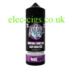 image shows a large bottle of Ruthless E-Liquid 100 ML Grape Drank
