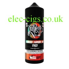 image shows a large bottle of Ruthless E-Liquid 100 ML Strizzy