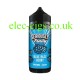 Image of bottle, with predominantly blue label, of the Doozy Seriously Fruity E-Liquid 100ML Blue Razz Berry