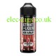 Image shows a bottle of Strawberry Split 100 ML Ice Lolly Range by Ultimate E-Liquid on plain background