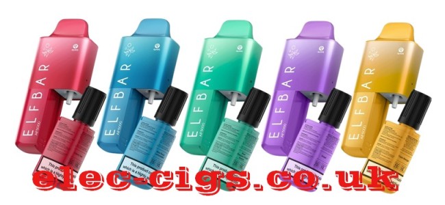 Image shows 5 of the 15 Elfbar AF 5000 Puff Device and 20mg Salt E-Liquid