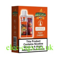 Amazonia Box System Device and 20mg Nicotine Salt Fizzy Cherry