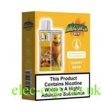 Amazonia Box System Device and 20mg Nicotine Salt Gummy Bear