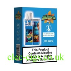 Amazonia Box System Device and 20mg Nicotine Salt Mr Blue