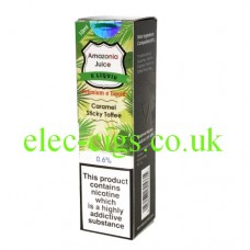 Amazonia 10 ML E-Liquid: Caramel Sticky Toffee