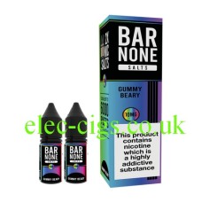 Bar-None Nicotine Salts Gummy Beary 10ml x 2
