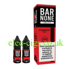 Bar-None Nicotine Salts Strawberry Fizz 10ml x 2
